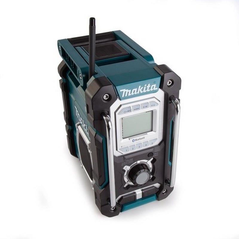 Radio portatil a bateria am/fm usb bluetooth makita dmr106 220v